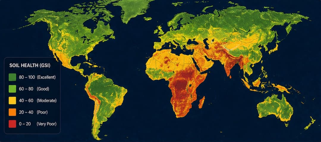 Global soil health map
